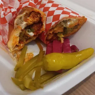 Chicken Kabob Wrap