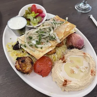 Chicken Kabob Plate