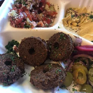 Best falafel in Baltimore. The chicken over rice was also very good. Portions are very generous.