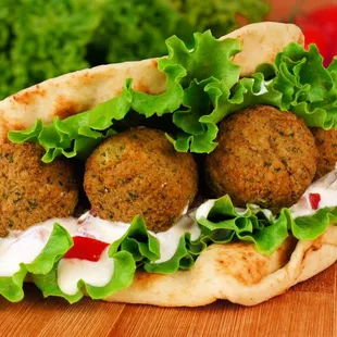 Delicious falafel