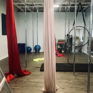 Aerial silks &amp; aerial hoop