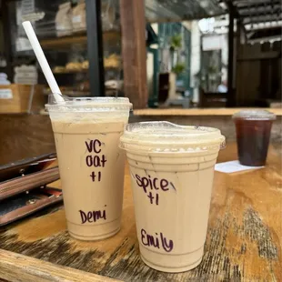 Iced Dirty Chai Latte