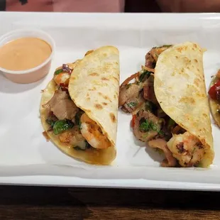Shrimp tacos