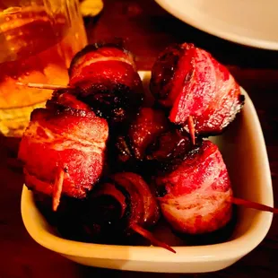 Bacon Wrapped Dates