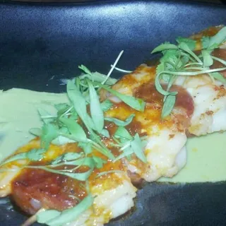 Shrimp and Chorizo Skewer