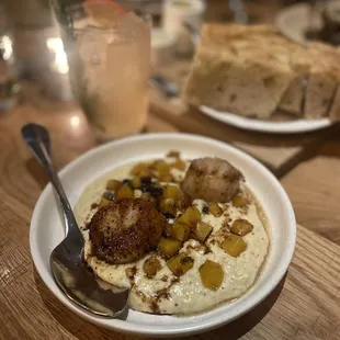 Scallop antipasti