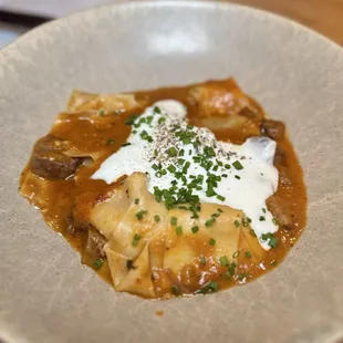 Pappardelle - beef short rib sugo, stracciatella