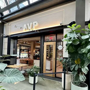 Exterior of restaurant