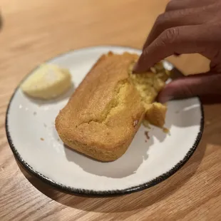 Cornbread with Honey Butter