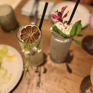 Call Me (Mocktail) on L &amp; Coconut Nojito (Mocktail) on R