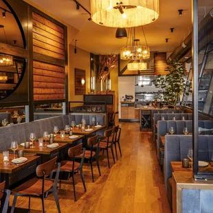 Inside of the restaurant