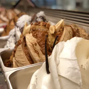 a variety of ice creams