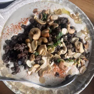Fatteh Tahini with Ground Meat