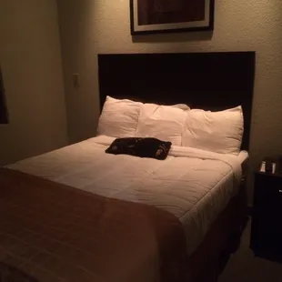 One of the bedrooms.  Each room had a flat screen TV and air conditioner.