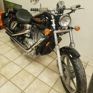 Motorcycle repair his welcomed