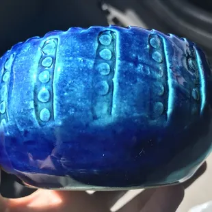 My boyfriend&apos;s piece--complex layers of blue!