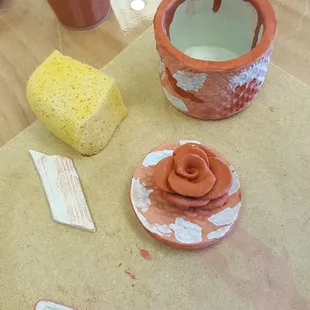 After glaze has been applied