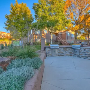 Outdoor Patio with Grills