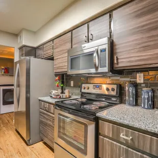 Gourmet kitchens with complete appliance packages