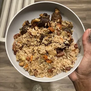 Oxtails with rice and peas!