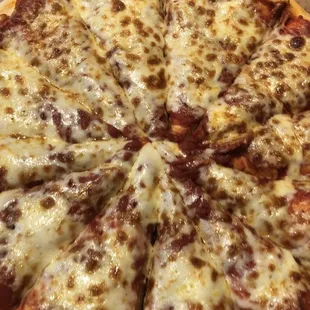 pizza, food