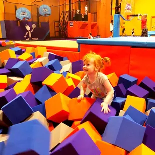 How to I get out of this foam pit?