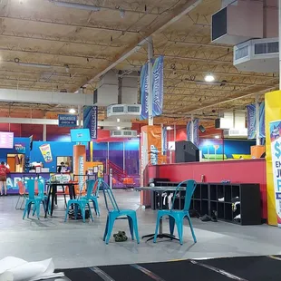 Seating near toddler area