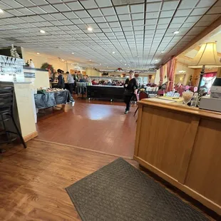 View of the dining area from the entrance