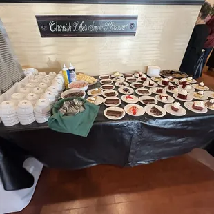 Dessert table