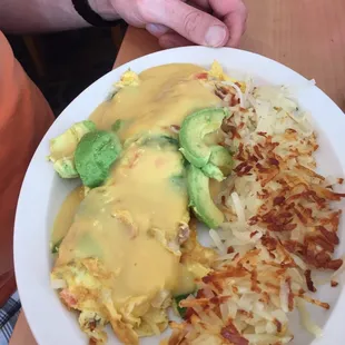 California Avocado Omelette so good