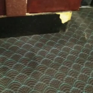 a close up of a table and chairs