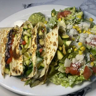 VEGGIE QUESADILLA W? SIDE SALAD