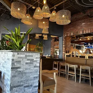 Looking back at the entrance