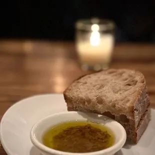 Bread and oil :)
