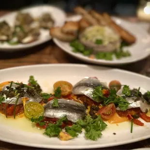 Acciughe - house cured local anchovies