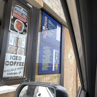 drive thru menu December 2022