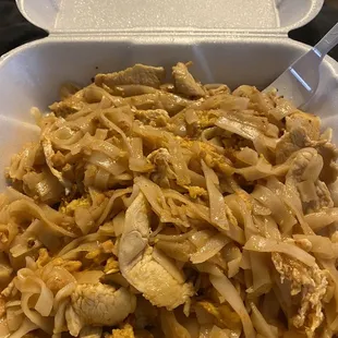Pad Thai without bean sprouts