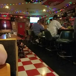 people sitting at the bar