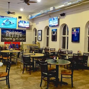 Rear dining area, closer to bar.