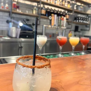 Watermelon cucumber margarita