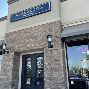 The Entrance to Alvarado's Mexican Grill