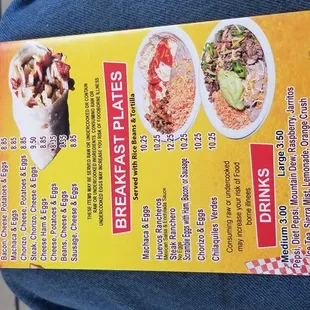 Breakfast items