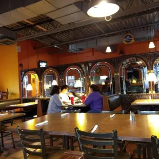 people sitting at tables