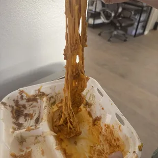 Enchilada with nothing but cheap cheese for $13. Only rice and beans can save you.