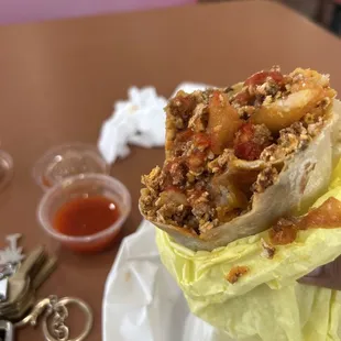 #3 breakfast burrito