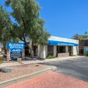 Outside Alvernon Optical