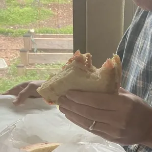 When Mr R heads out we come here for a medium and a Mexican coke each--he always gets a Salvation Sandwich on white 02JAN24