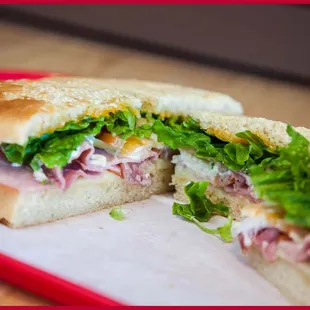 Large Ham Sandwich is VERY large!