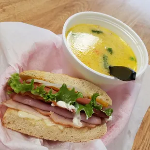 Soup &amp; mini wich combo for $7.99