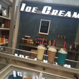 We now have a bigger and better ice cream area! 16 flavors to choose from!